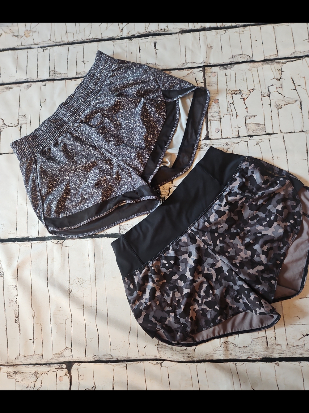 Athleta XS Running Shorts Bundle Running Free 3.5" & Mesh Racer Run 4" Lined EUC